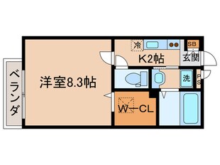 ブランシェ御陵Ⅱの物件間取画像